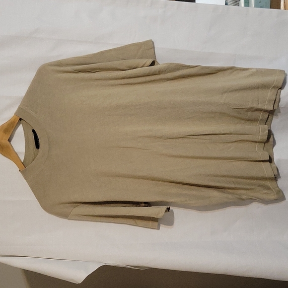Silk Tan Short Sleeve Top Mens 